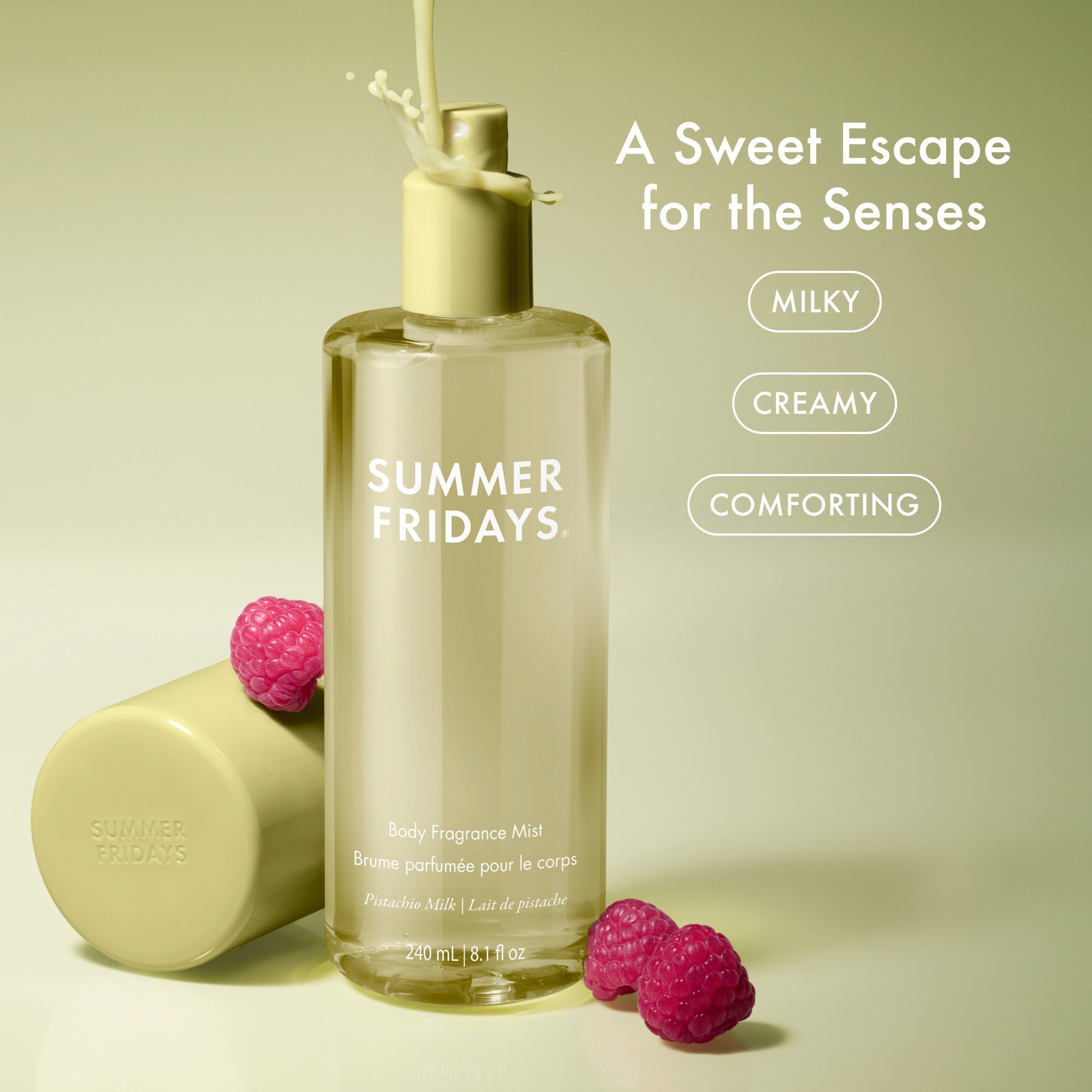 Body Fragrance Mist Pistachio Milk Travel Size